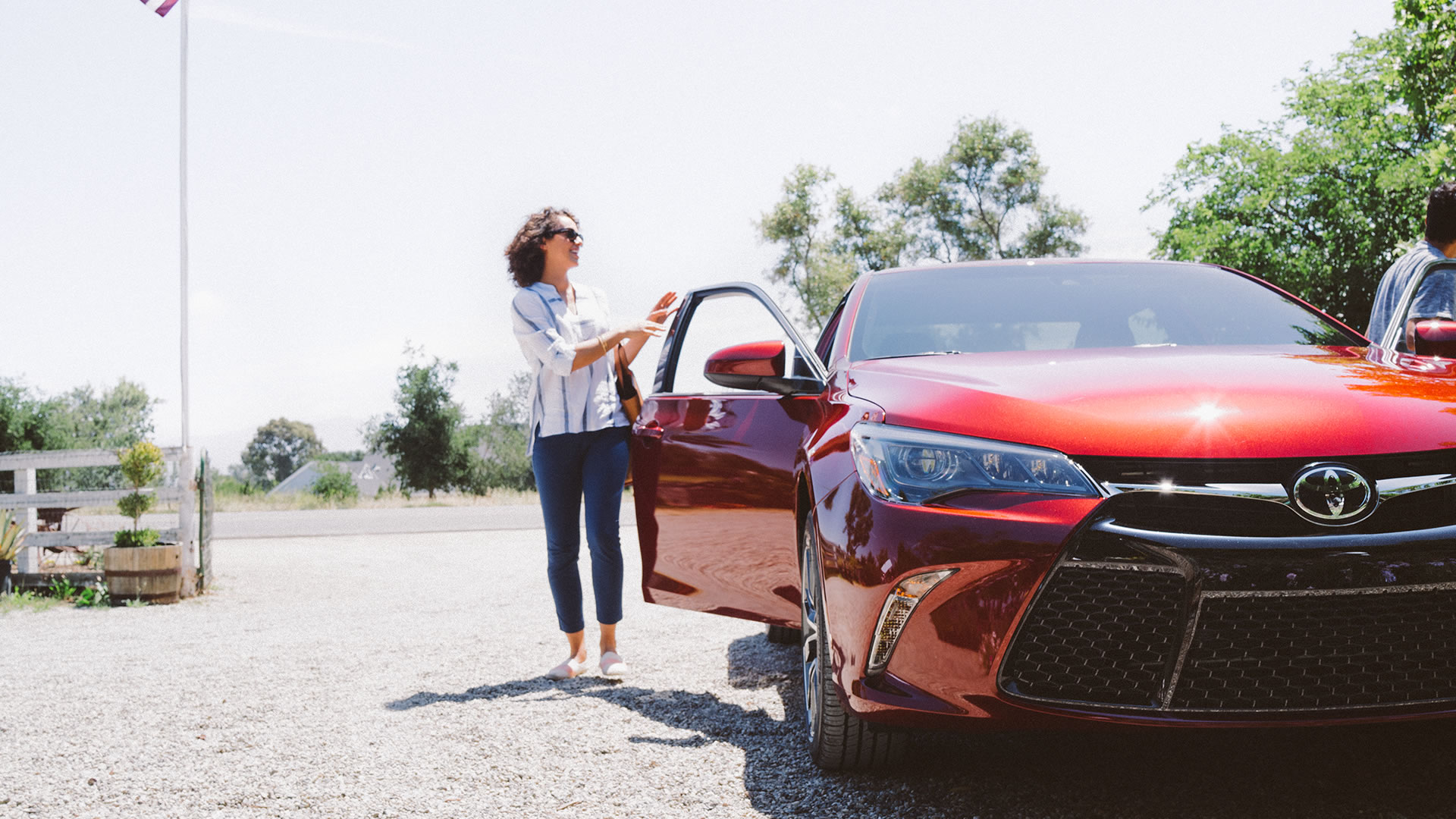 2017 Toyota Camry Exterior Front Red